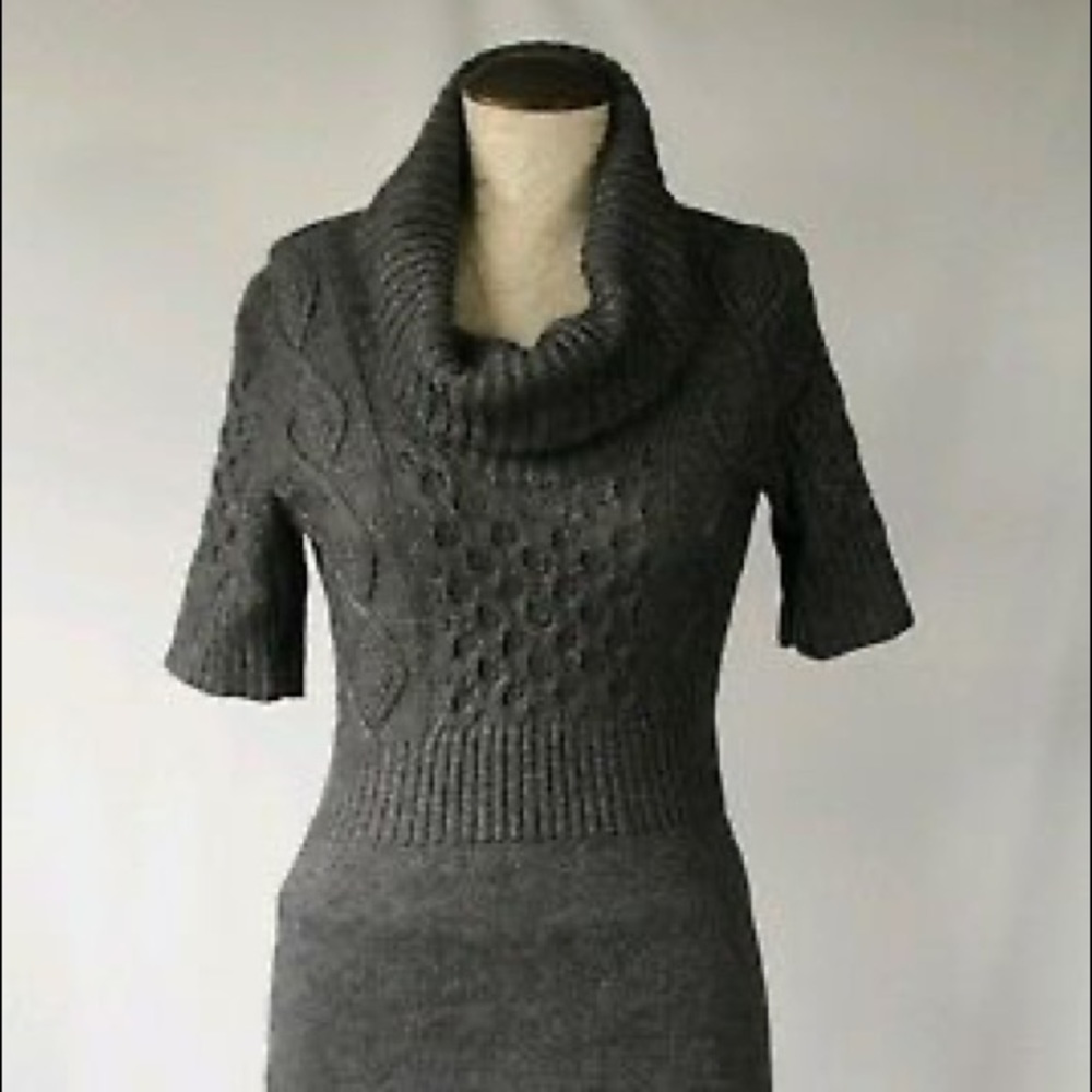 Loft Gray Sweater Dress - Picture 7 of 7